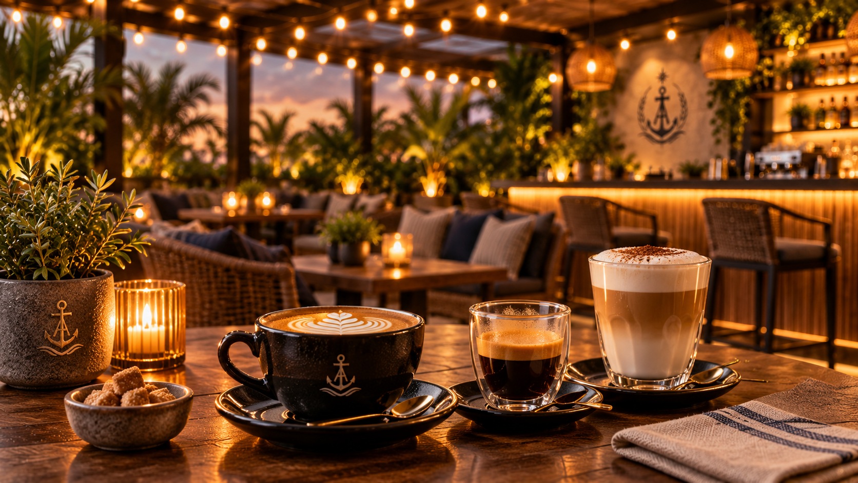 Coffee at The Admiral Rooftop